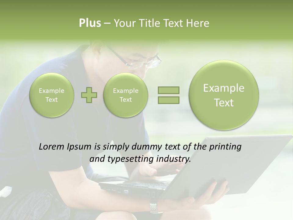 Grass Working Concentration PowerPoint Template