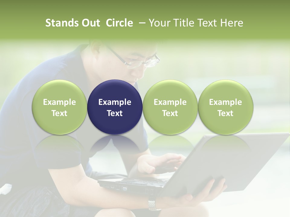 Grass Working Concentration PowerPoint Template