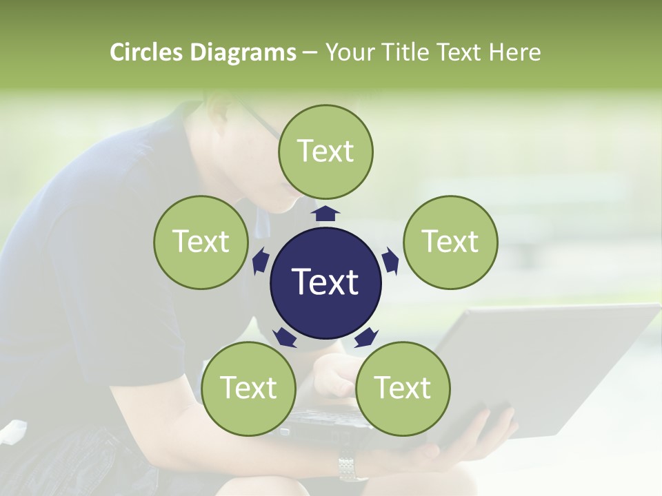 Grass Working Concentration PowerPoint Template