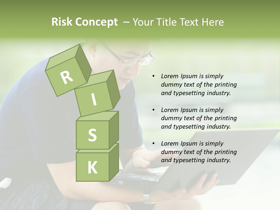 Grass Working Concentration PowerPoint Template