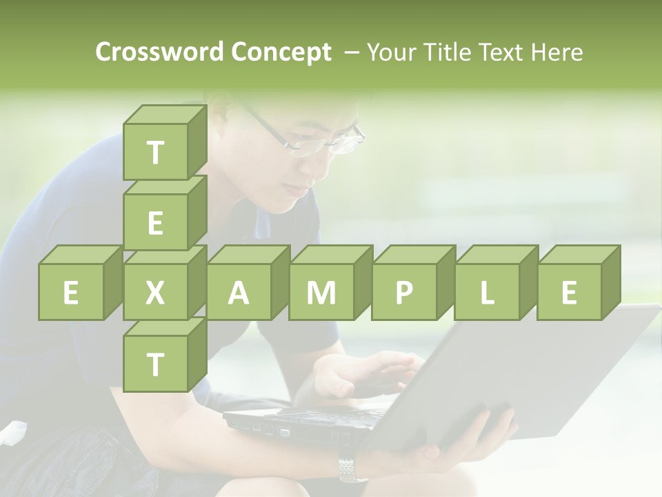 Grass Working Concentration PowerPoint Template