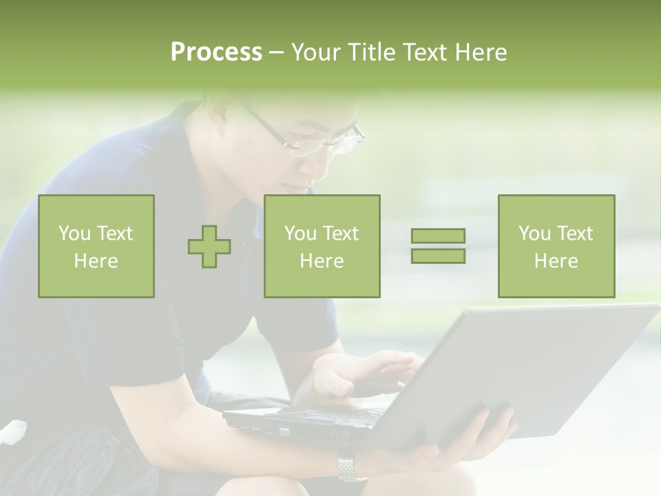 Grass Working Concentration PowerPoint Template