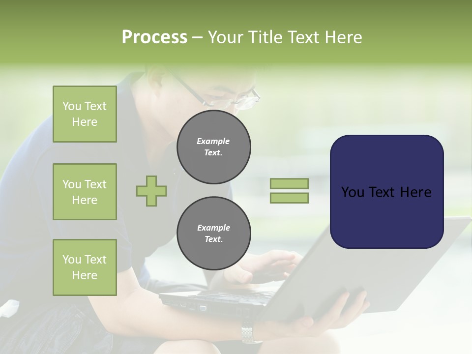 Grass Working Concentration PowerPoint Template