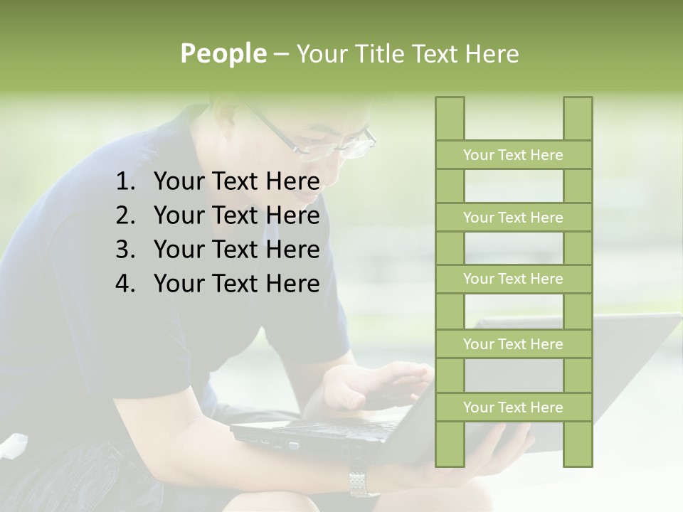 Grass Working Concentration PowerPoint Template