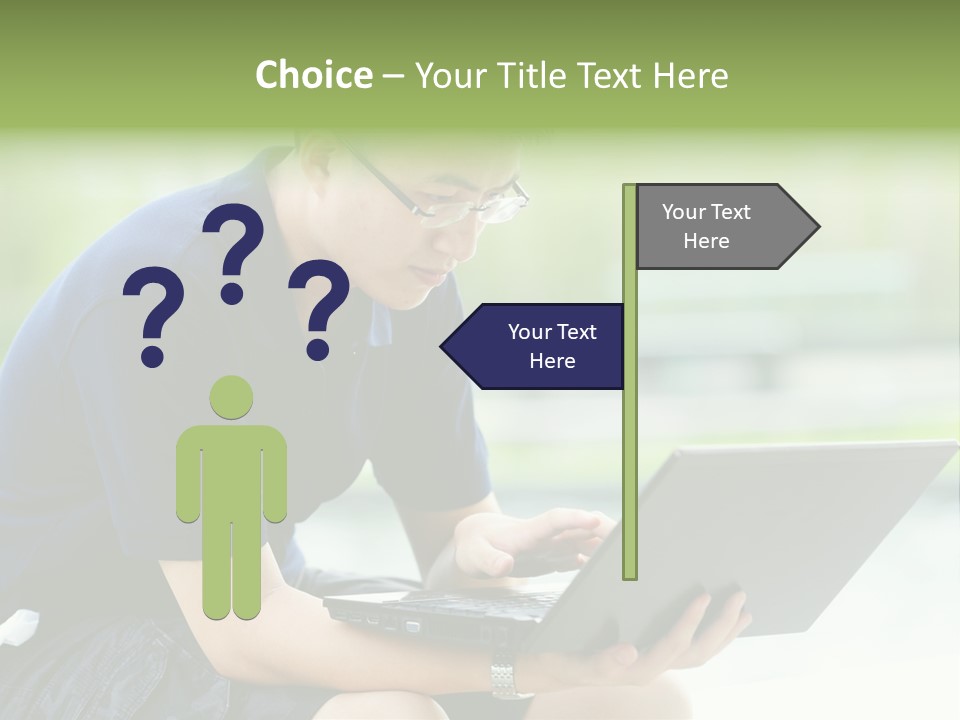 Grass Working Concentration PowerPoint Template