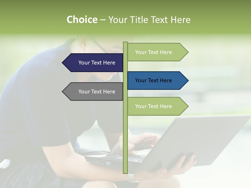 Grass Working Concentration PowerPoint Template