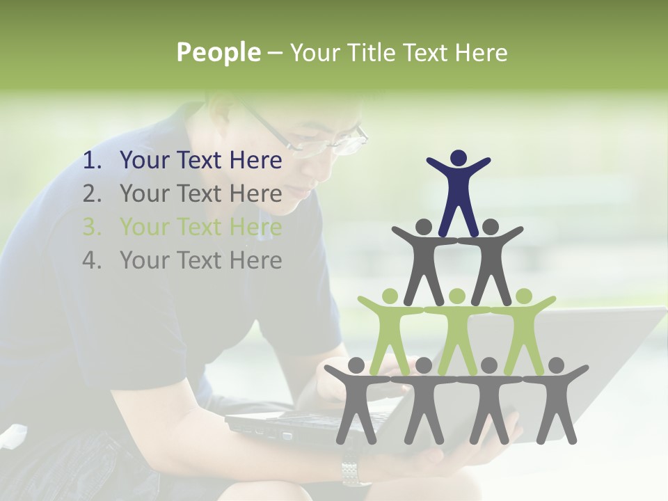 Grass Working Concentration PowerPoint Template