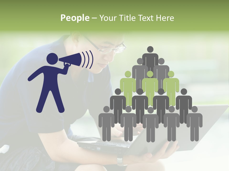 Grass Working Concentration PowerPoint Template