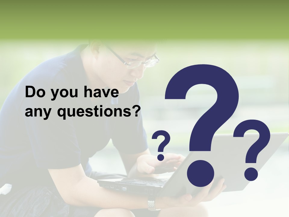 Grass Working Concentration PowerPoint Template