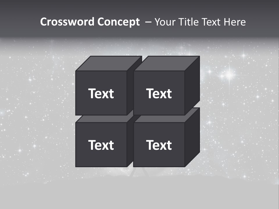 Cosmos Man Moon PowerPoint Template