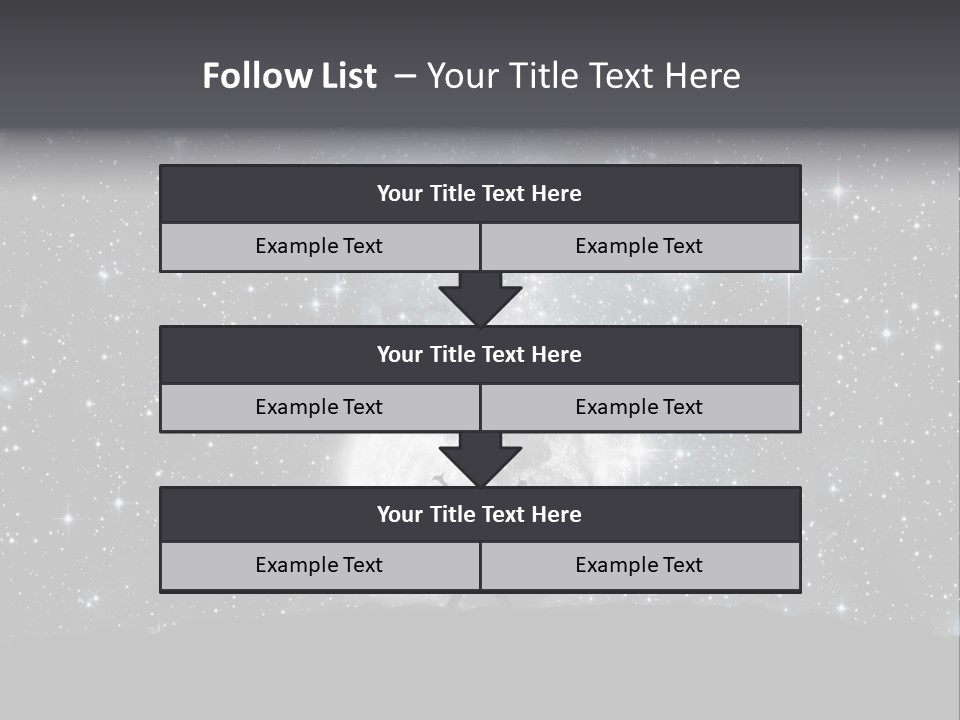 Cosmos Man Moon PowerPoint Template