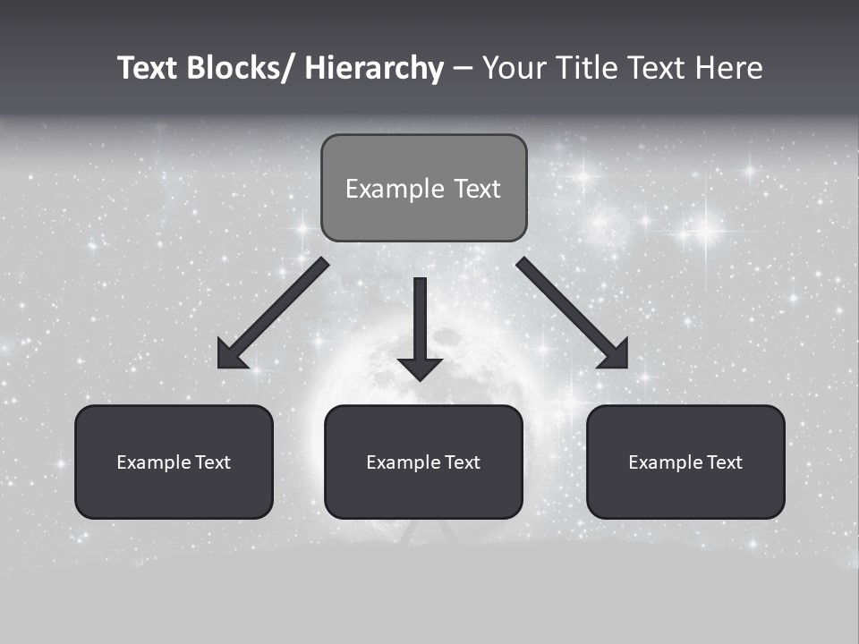 Cosmos Man Moon PowerPoint Template
