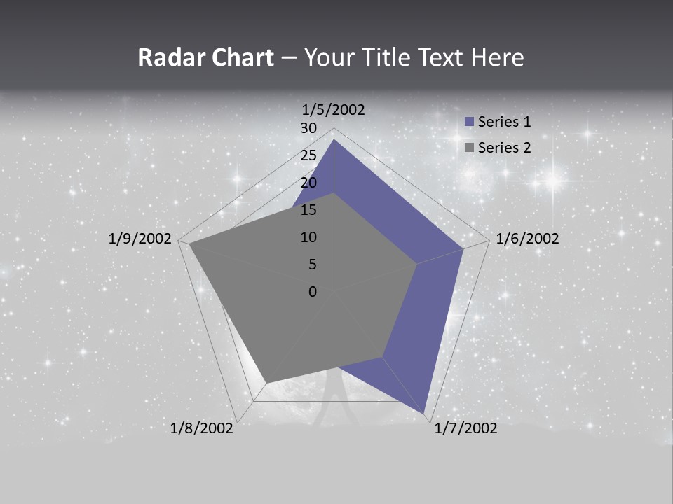 Cosmos Man Moon PowerPoint Template