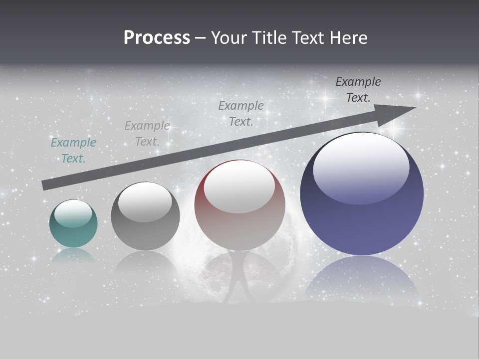 Cosmos Man Moon PowerPoint Template