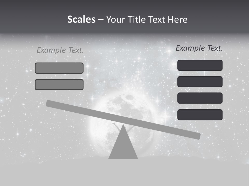 Cosmos Man Moon PowerPoint Template
