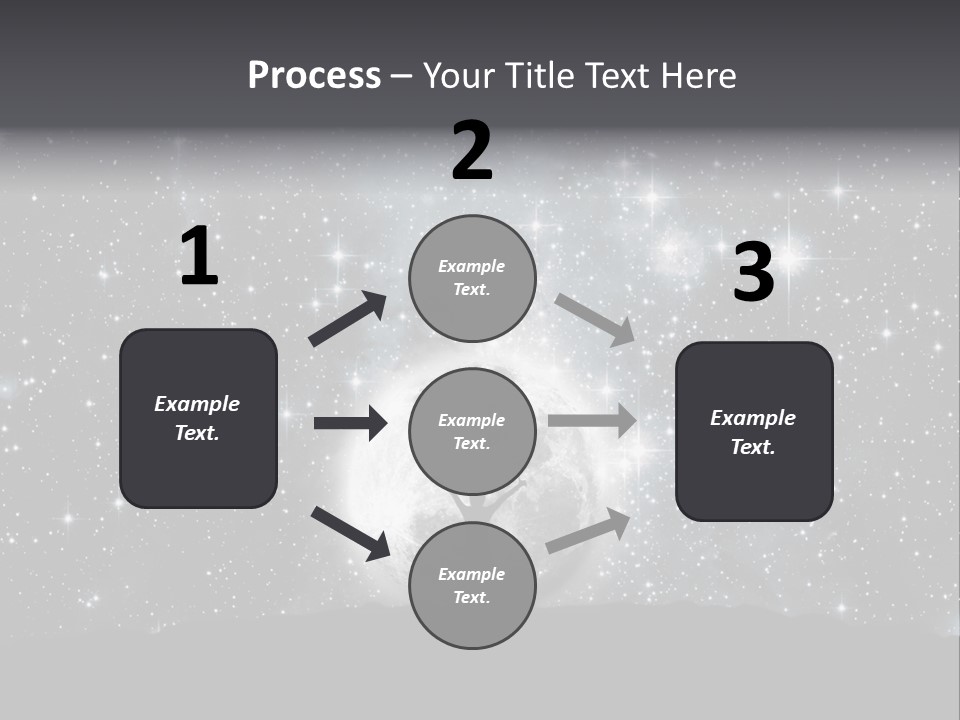 Cosmos Man Moon PowerPoint Template