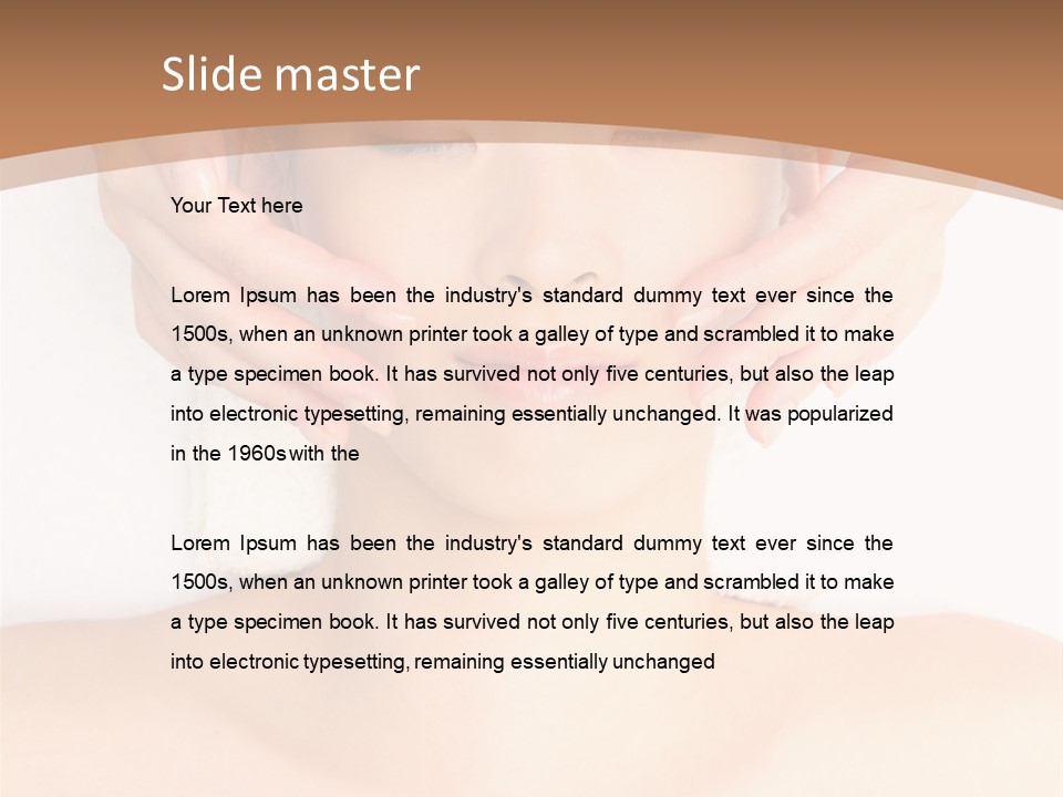 Therapy Lying Asian PowerPoint Template