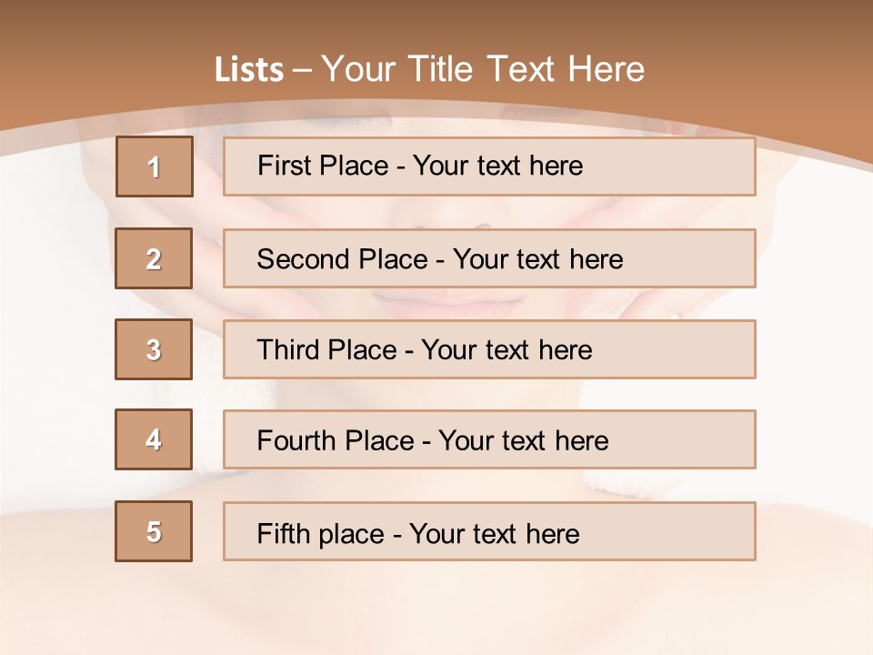 Therapy Lying Asian PowerPoint Template