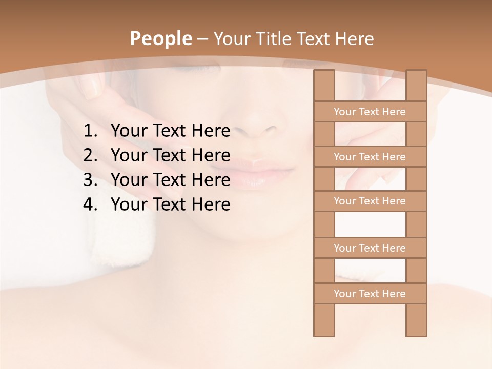 Therapy Lying Asian PowerPoint Template