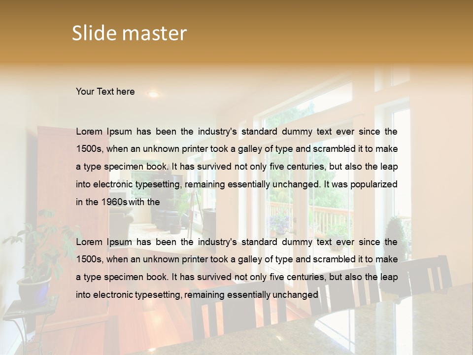 Construction Real Hall PowerPoint Template