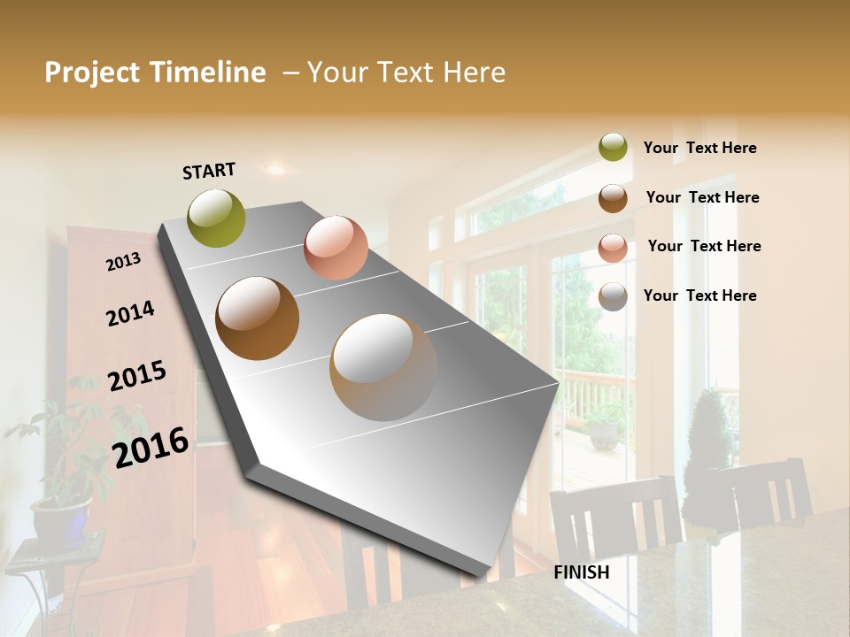 Construction Real Hall PowerPoint Template