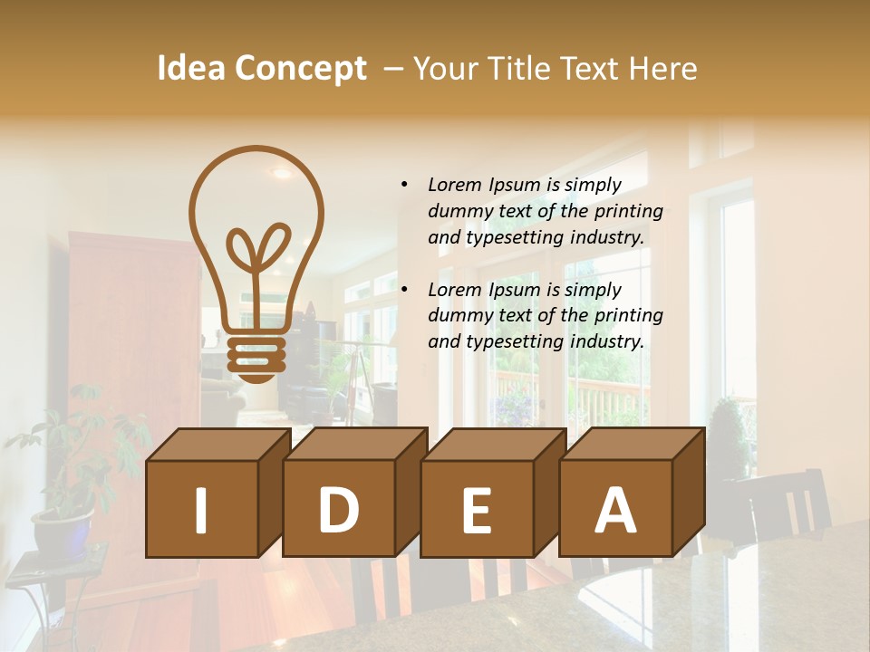 Construction Real Hall PowerPoint Template