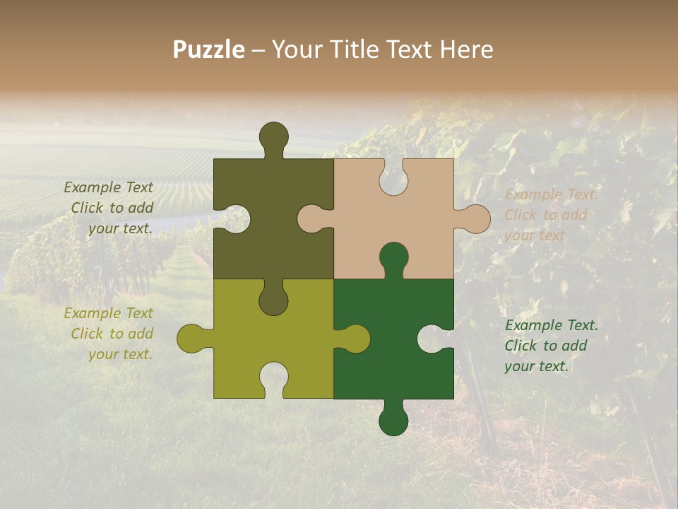 Countryside Landscape Winery PowerPoint Template