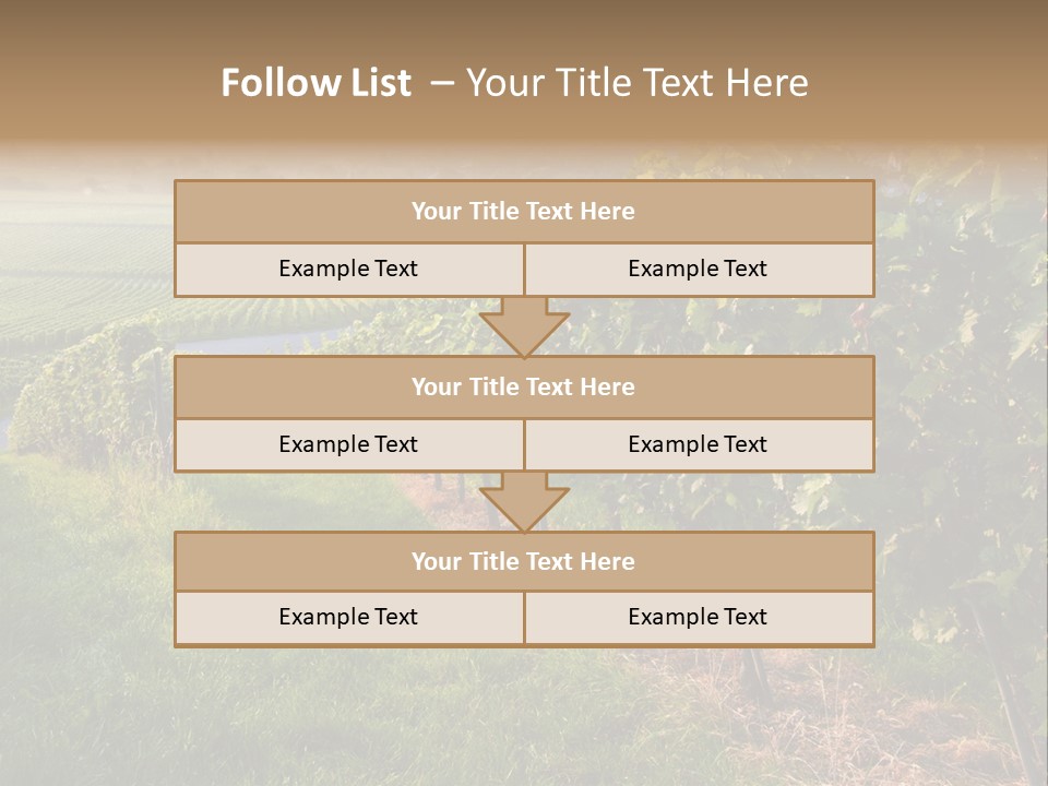 Countryside Landscape Winery PowerPoint Template