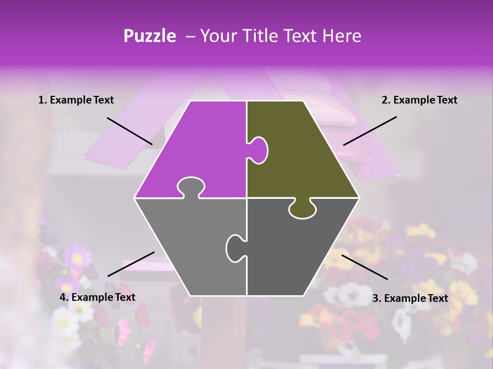 Pink Birdhouse Fun PowerPoint Template