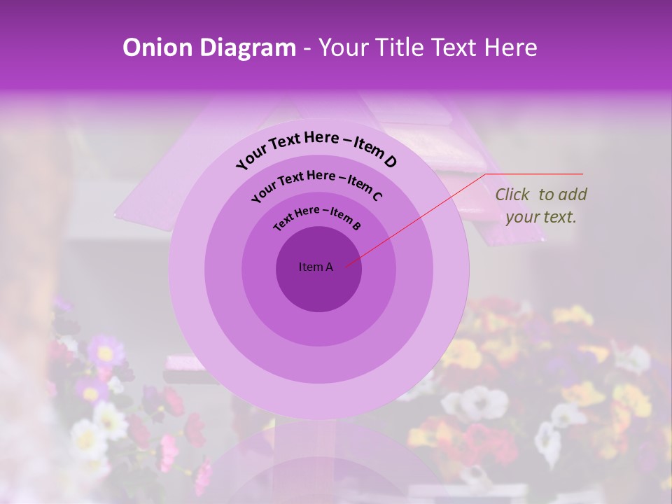 Pink Birdhouse Fun PowerPoint Template