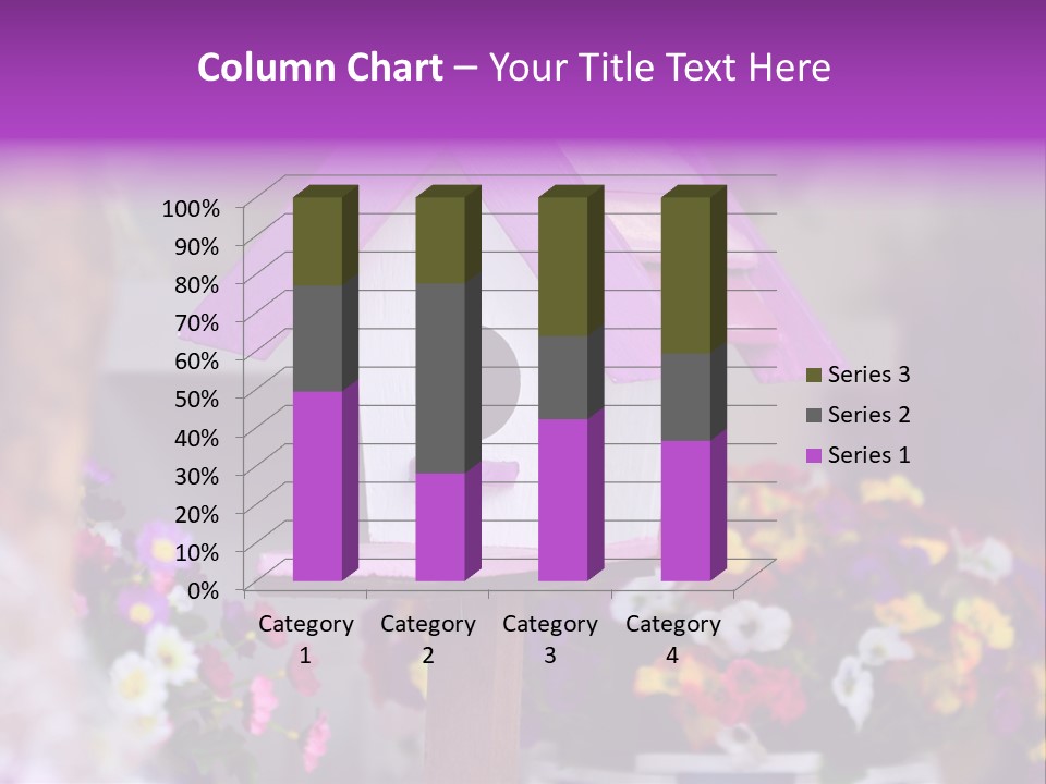 Pink Birdhouse Fun PowerPoint Template