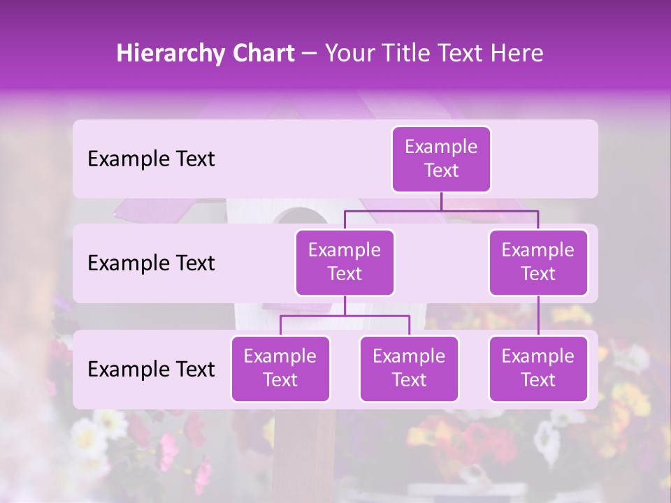 Pink Birdhouse Fun PowerPoint Template