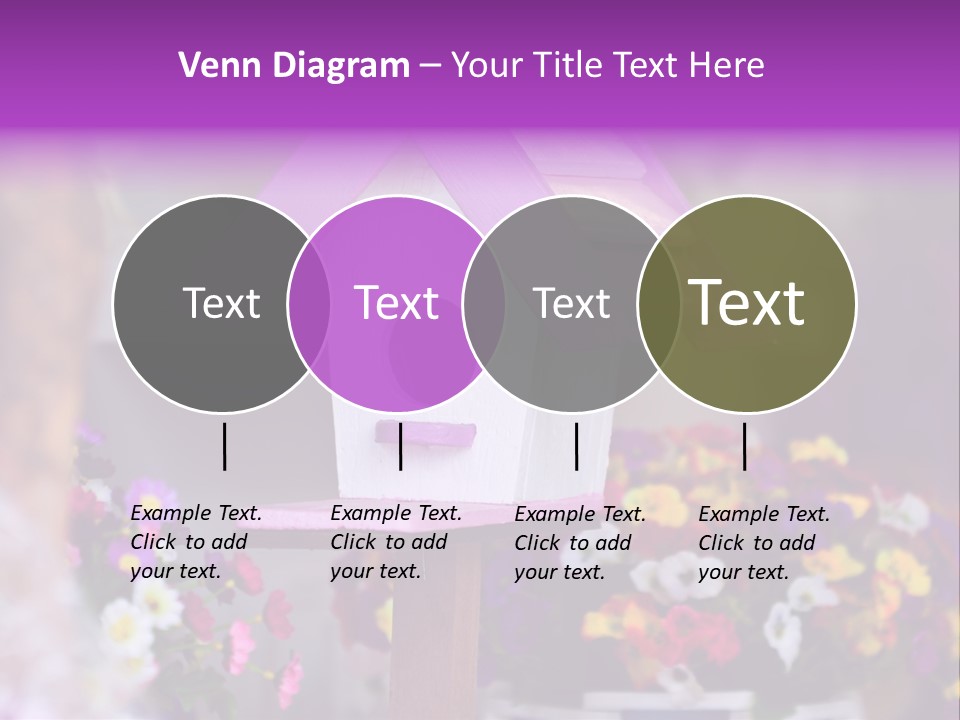 Pink Birdhouse Fun PowerPoint Template