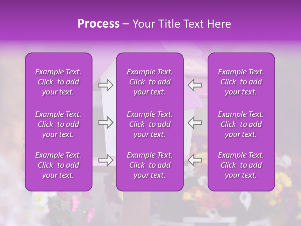 Pink Birdhouse Fun PowerPoint Template