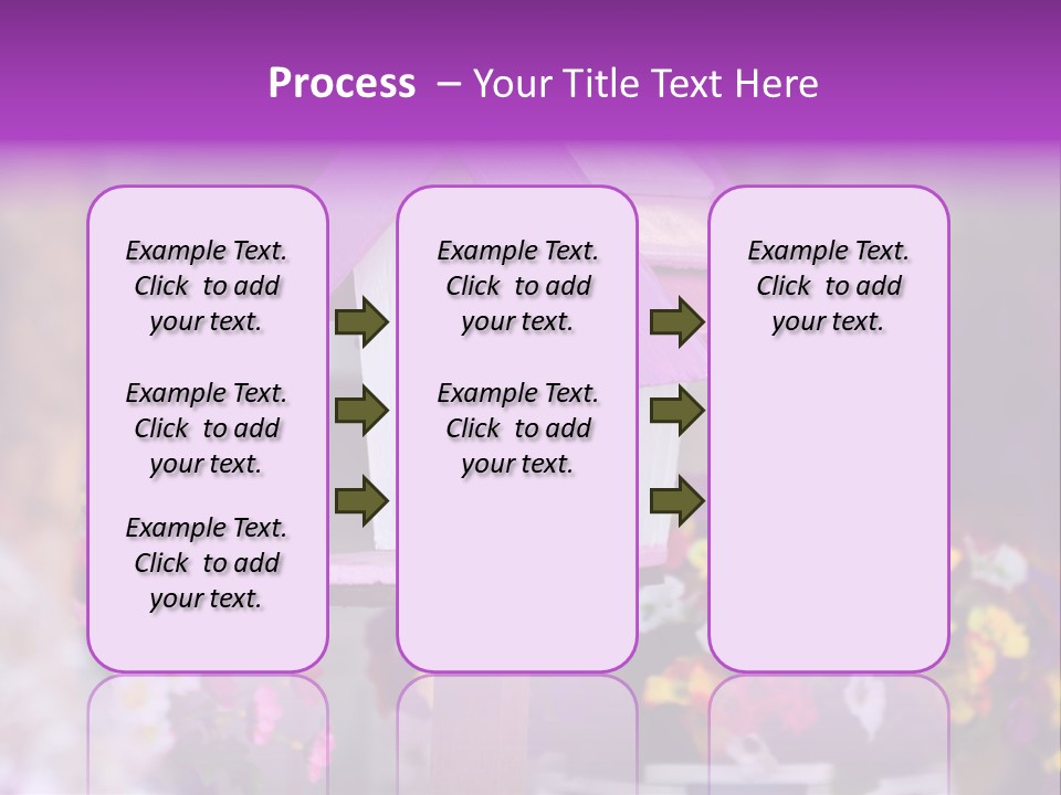 Pink Birdhouse Fun PowerPoint Template