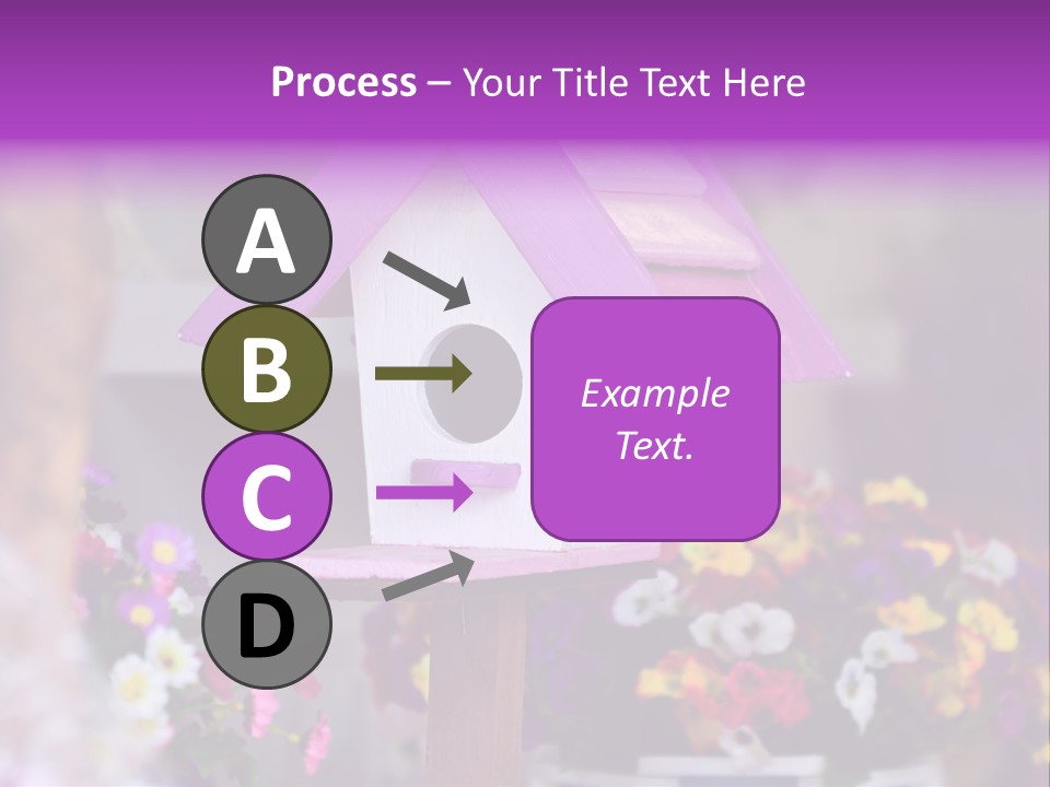 Pink Birdhouse Fun PowerPoint Template