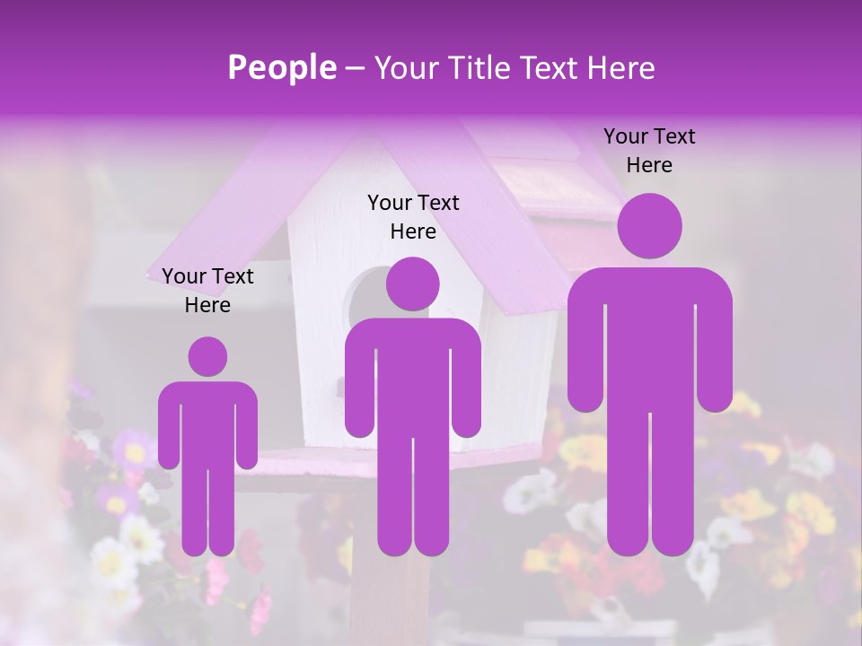 Pink Birdhouse Fun PowerPoint Template