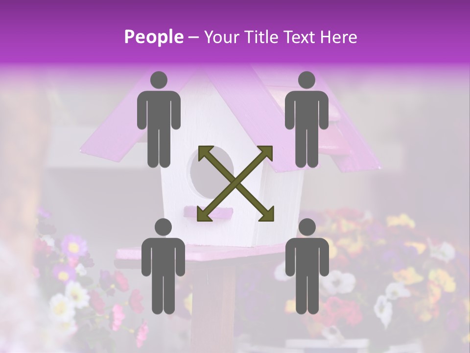 Pink Birdhouse Fun PowerPoint Template