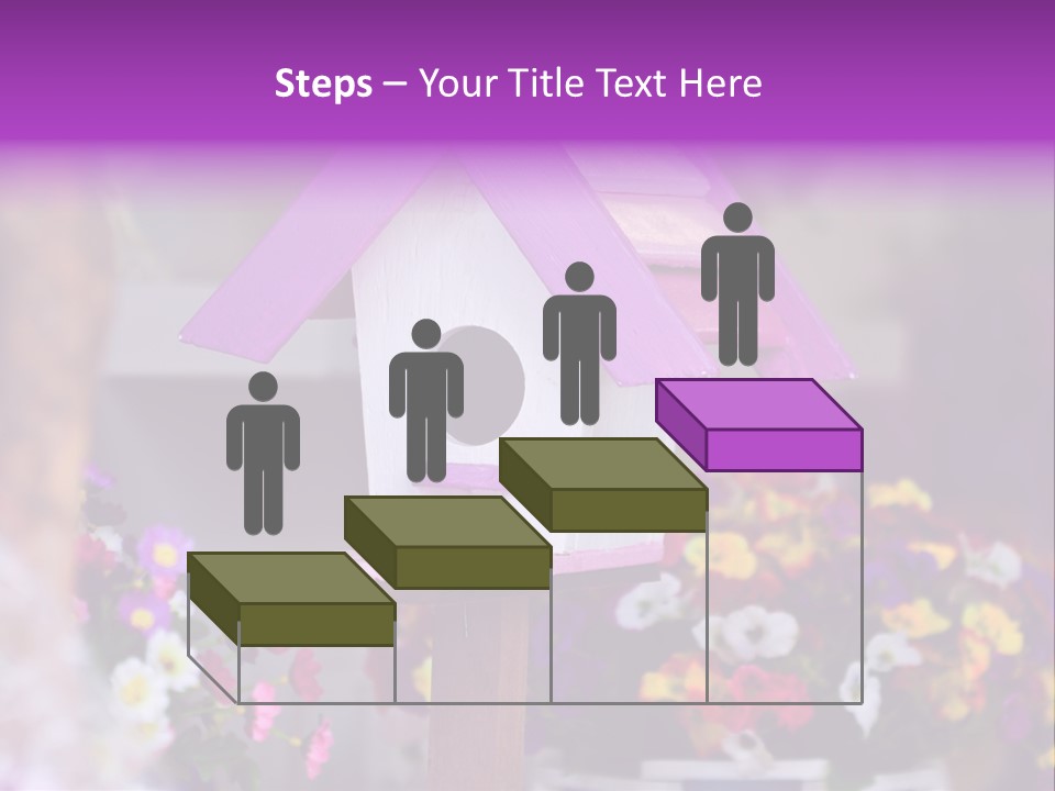 Pink Birdhouse Fun PowerPoint Template