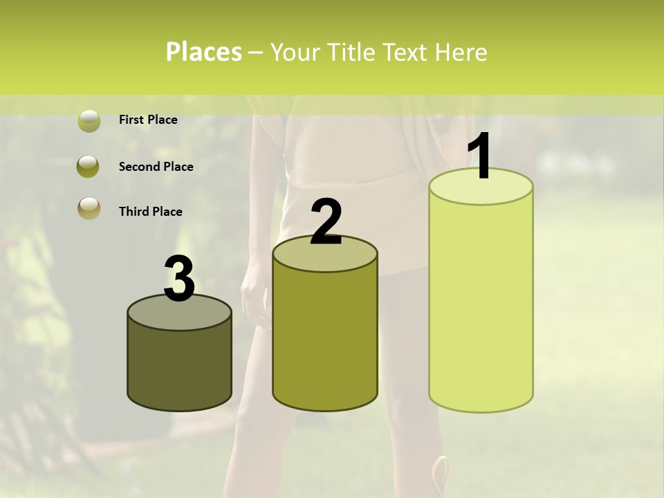 Legs Terrace Garden PowerPoint Template