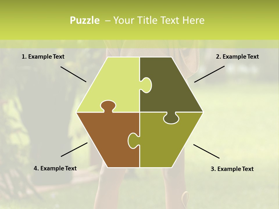 Legs Terrace Garden PowerPoint Template