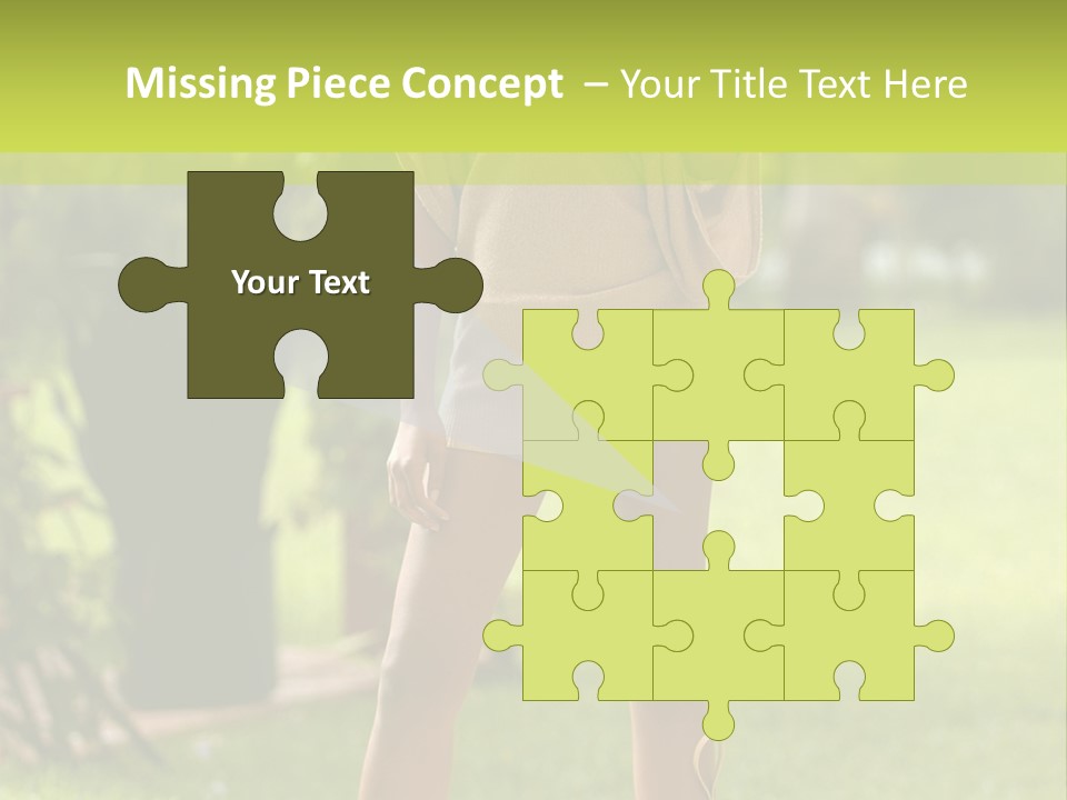 Legs Terrace Garden PowerPoint Template