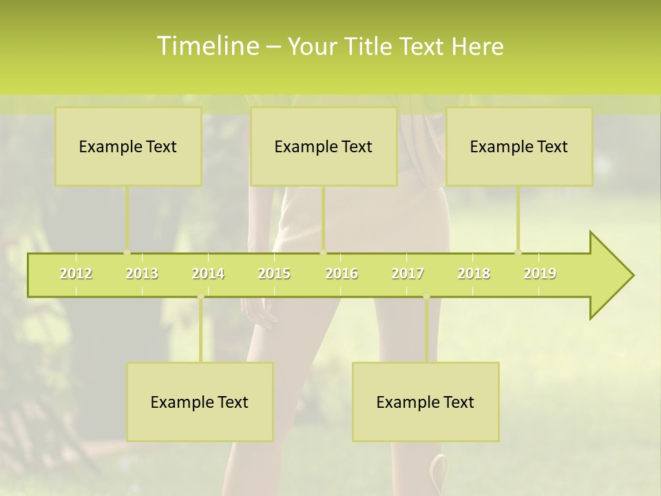 Legs Terrace Garden PowerPoint Template
