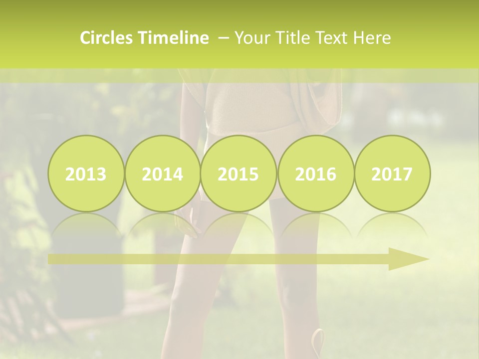 Legs Terrace Garden PowerPoint Template