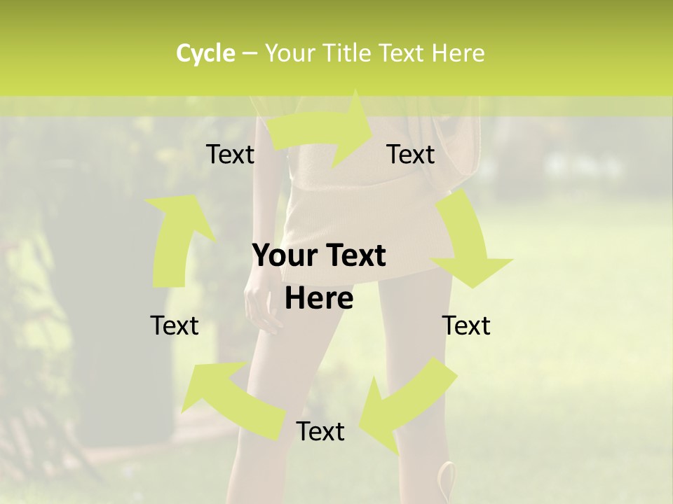 Legs Terrace Garden PowerPoint Template