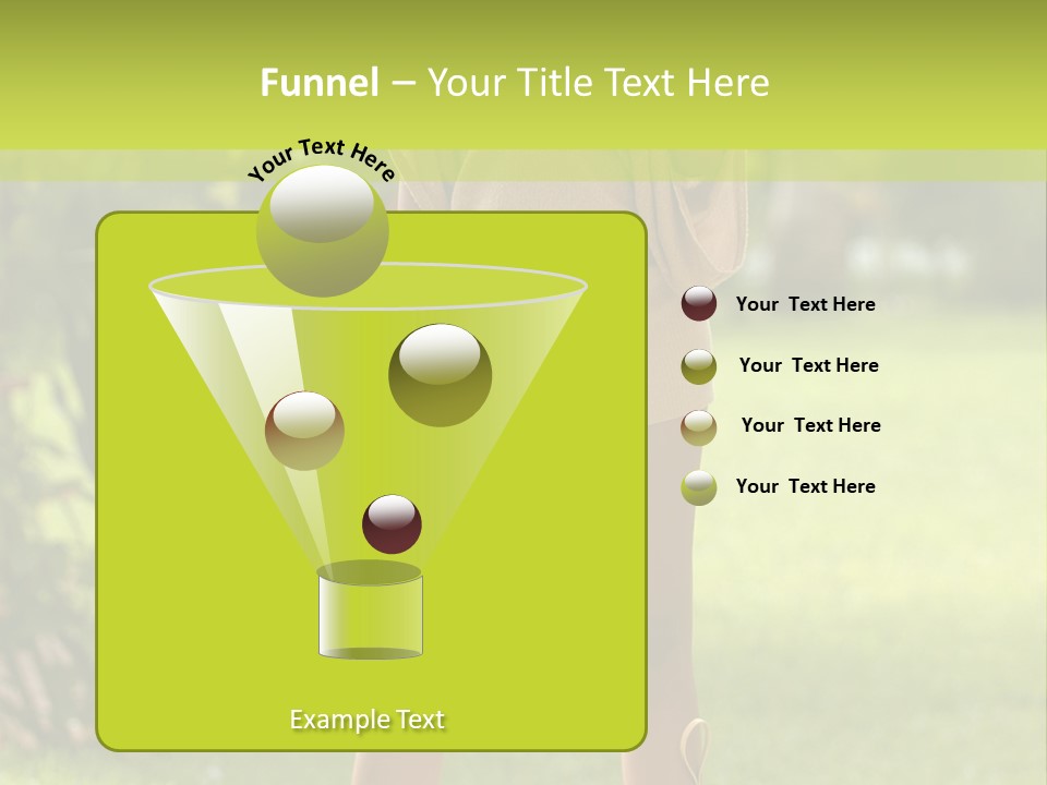 Legs Terrace Garden PowerPoint Template