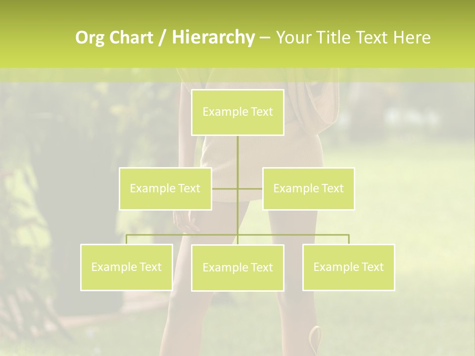 Legs Terrace Garden PowerPoint Template