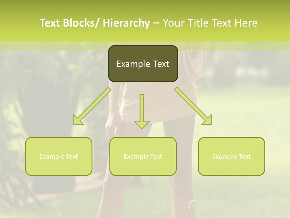 Legs Terrace Garden PowerPoint Template