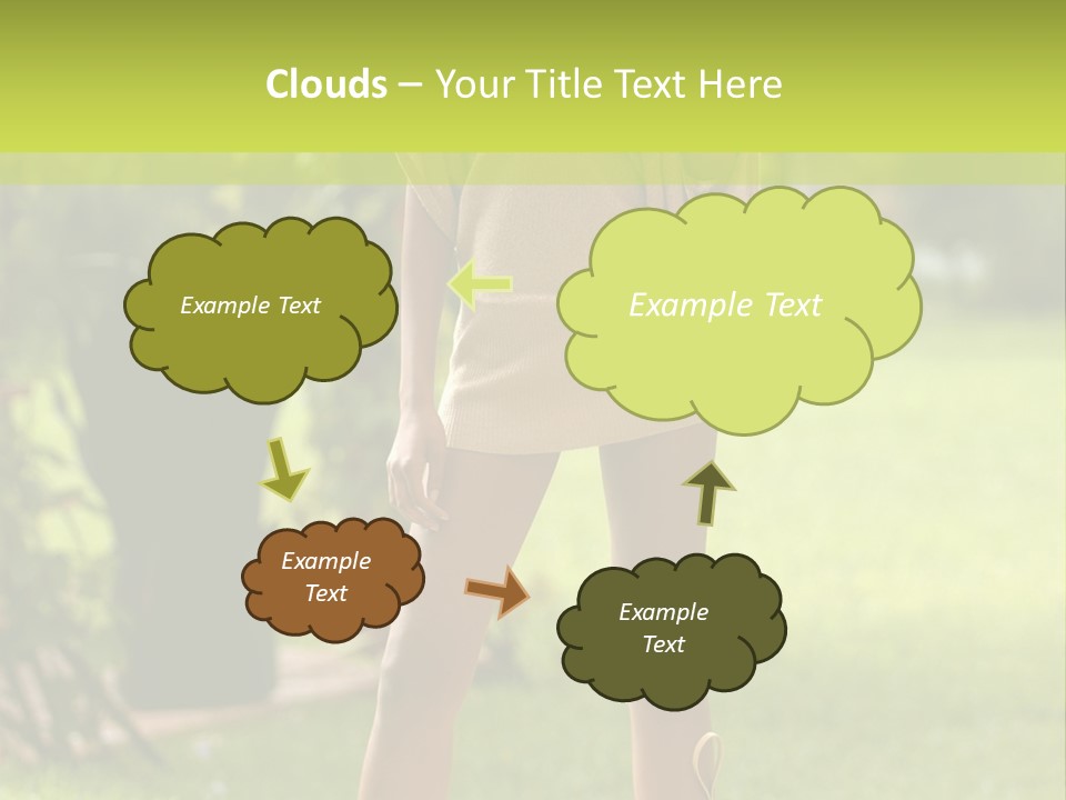 Legs Terrace Garden PowerPoint Template