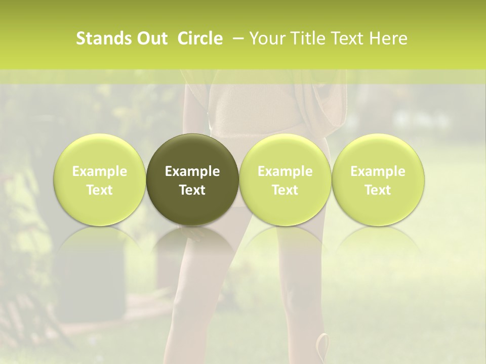 Legs Terrace Garden PowerPoint Template